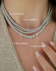 18k White Gold, 11.48 TCW