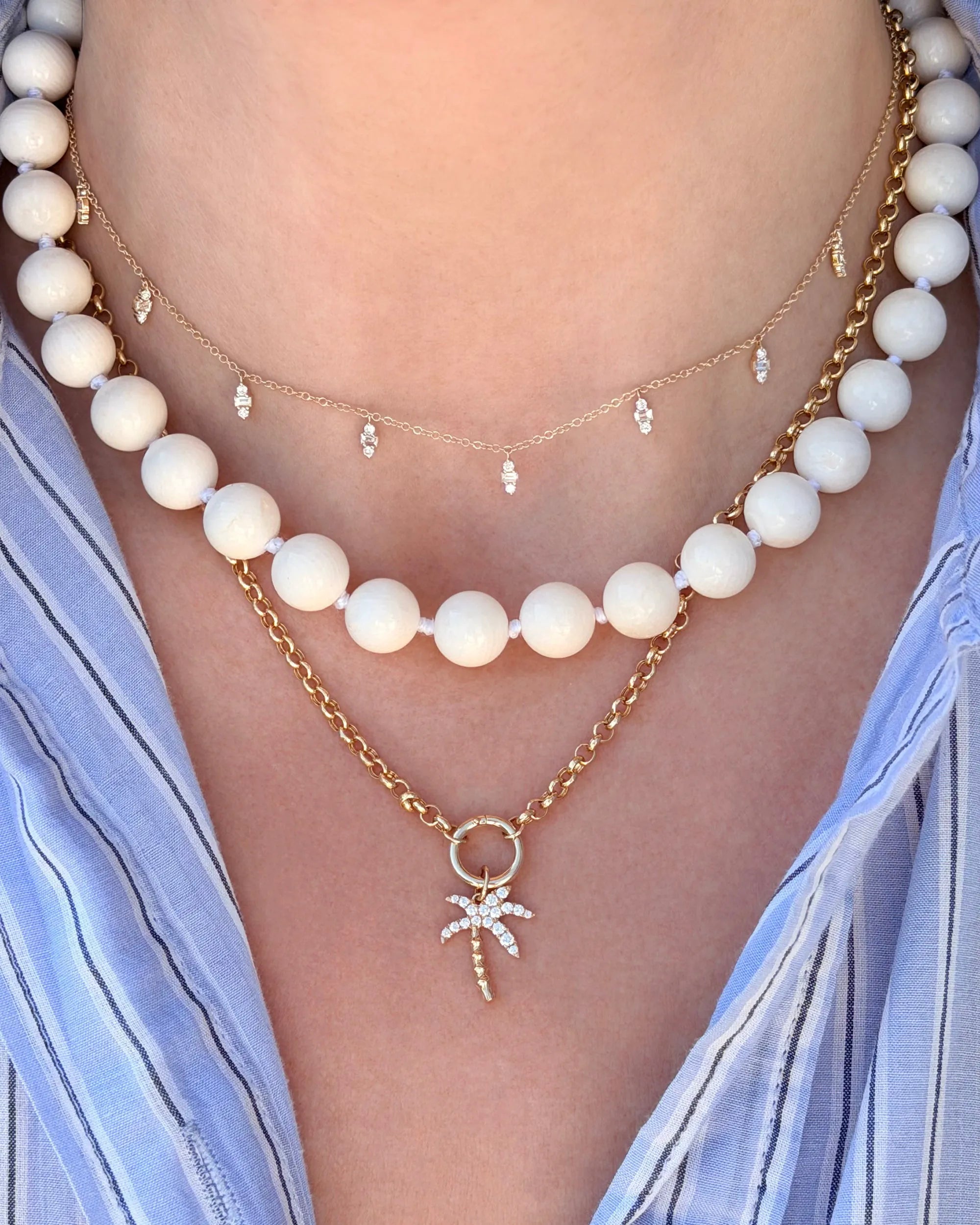 14k White Gold