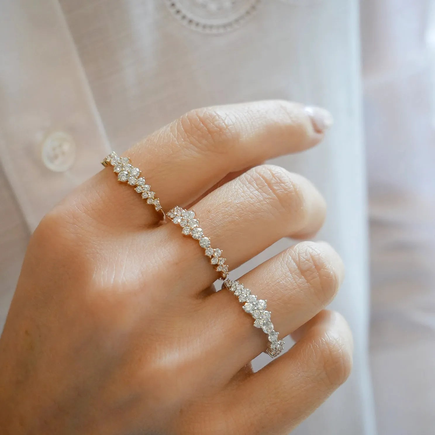 14k White Gold