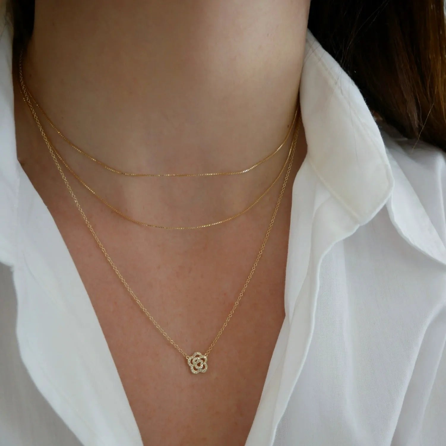 14k White Gold