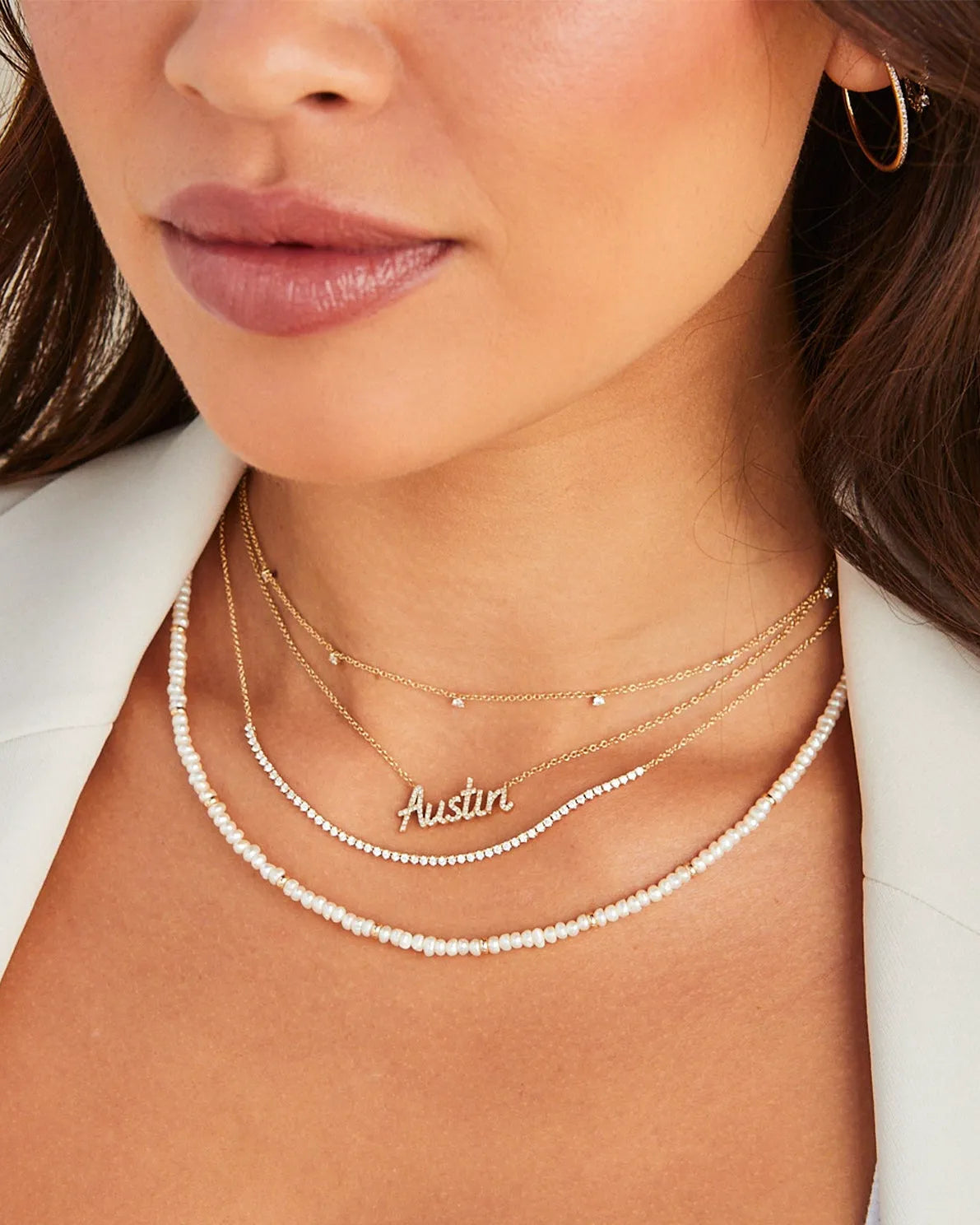 14k White Gold