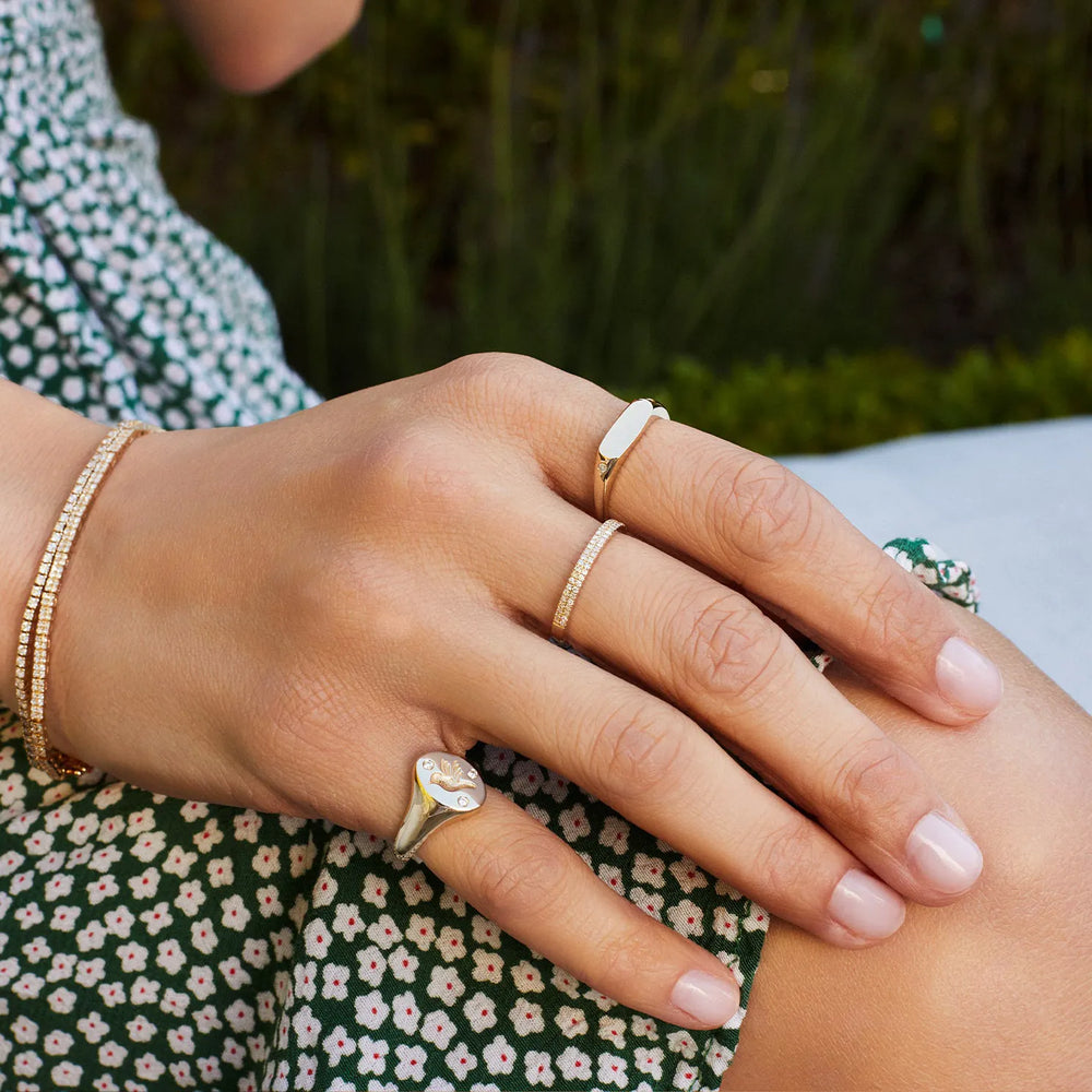 14k White Gold