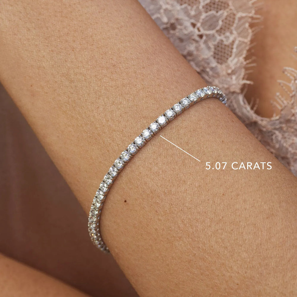 18k White Gold, 12.32 TCW
