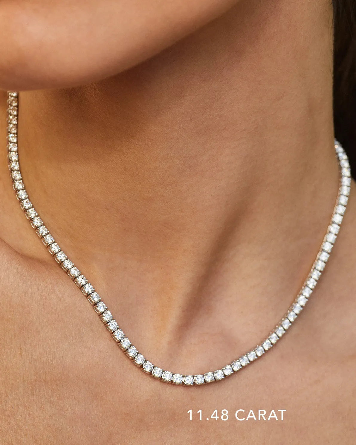 18k White Gold, 11.48 TCW